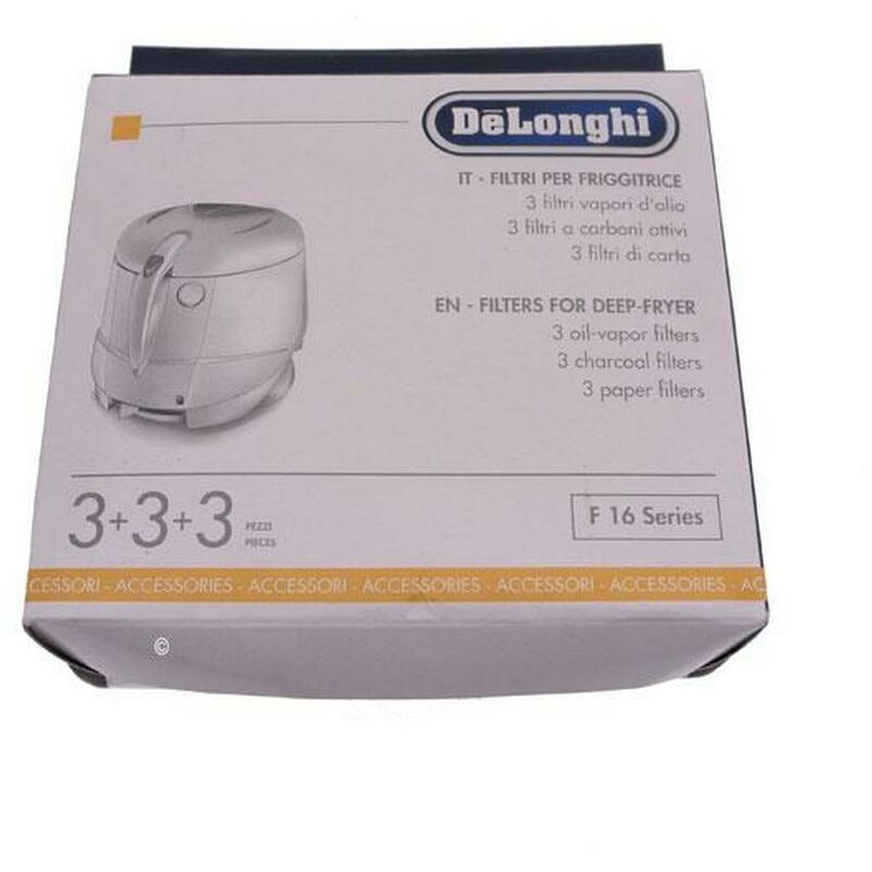 foto del prodotto kit filtri friggitrice delonghi 374553662734220252