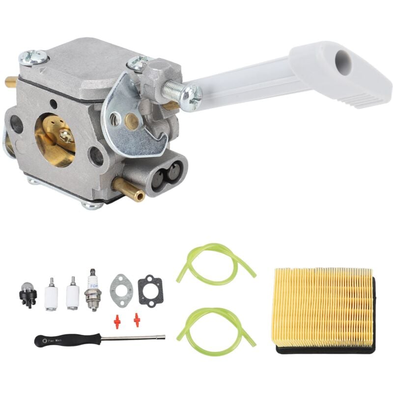 foto del prodotto kit filtro aria carburatore kit parti ventilatore zaino per ryobi bp42 ry08420 ry08420a ry42bpemc ry42wb 308054093 308054079 motore carb