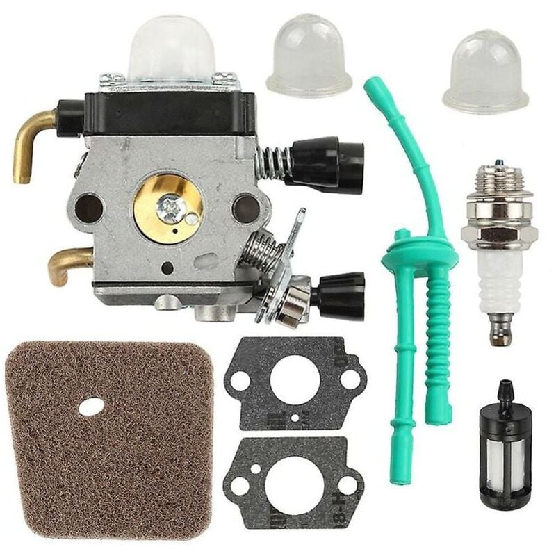 foto del prodotto kit filtro aria carburatore ulisem per stihl fs45 fs46 fs55 fc55 fs38 hs45 fs74 fs75
