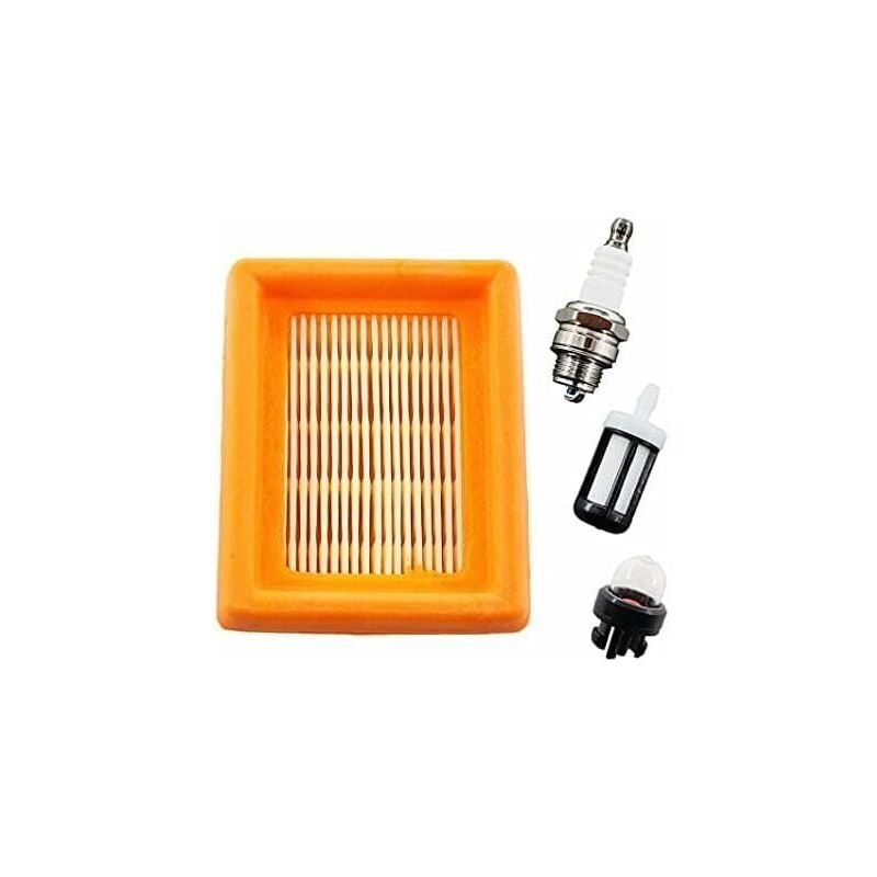 foto del prodotto kit filtro aria e candela per decespugliatori stihl fs120, fs200, fs250, fs300, fs350, fs400, fs450, fs480, bt120, bt121, bt130