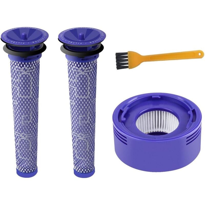 foto del prodotto kit filtro di ricambio per dyson v7 v8 filtro hepa v7 v8 e 2 prefiltri per aspirapolvere v6 v7 v8 confezione da 4 