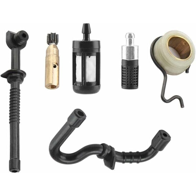 foto del prodotto kit filtro linea carburante aiperq pompa olio ingranaggio a vite senza fine pompa olio per ms180 ms170 180 018 017 ricambi motosega a prezzi