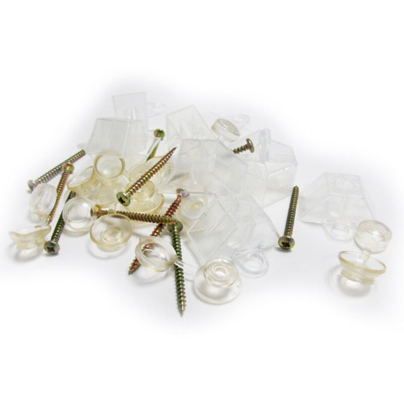 foto del prodotto kit fissaggio greca onda grecata x10 standard, l 4 cm