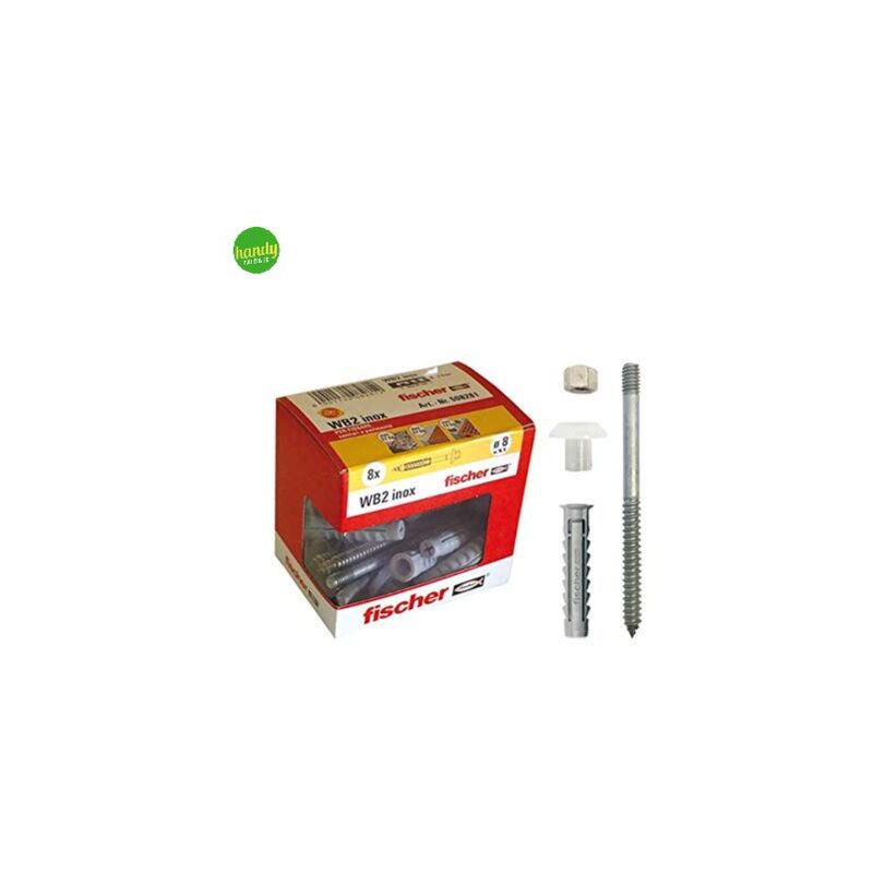 foto del prodotto kit fissaggio in scatola fischer wb 2 y per sanitari a pavimento 8 pz