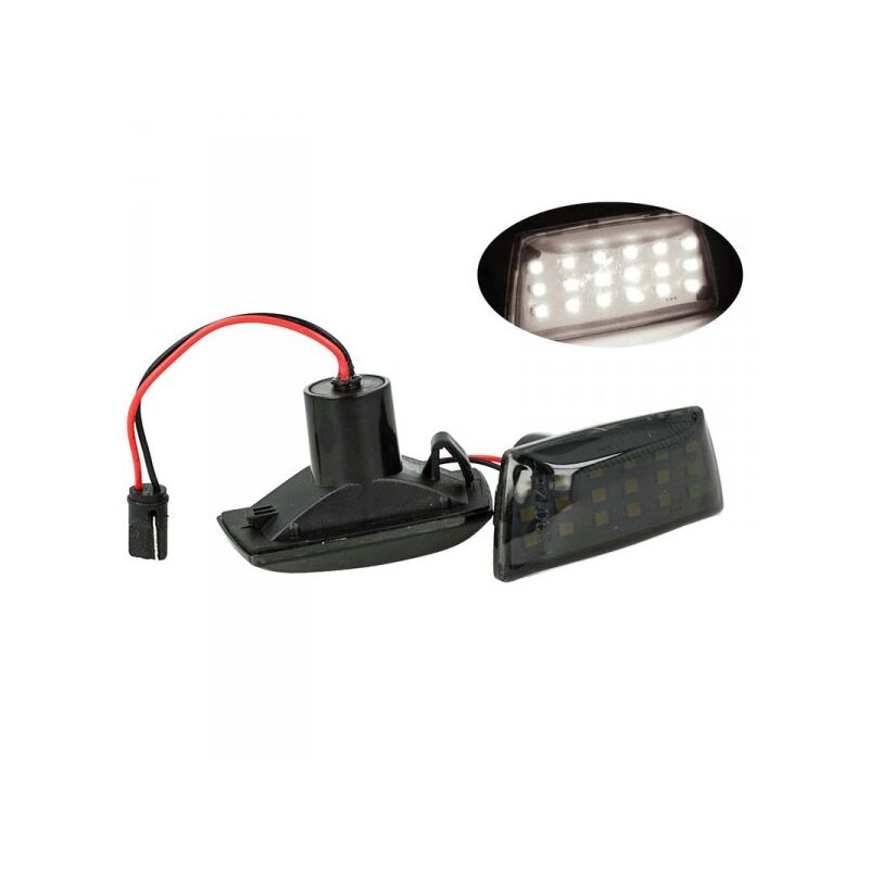 foto del prodotto kit freccia laterale a led side marker lente nero fume luce bianco per opel vauxhall adam astra h j d insignia meriva b zafira chevrolet cruze j300