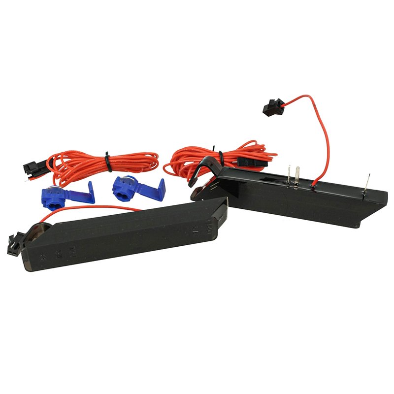 foto del prodotto kit freccia led specchietto retrovisore dinamico sequenziale ford f150 raptor expedition lincoln mark lt lente fume arancione drl