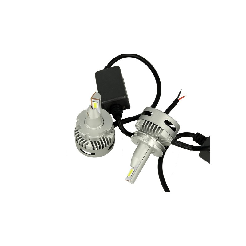 foto del prodotto kit full led canbus lampada d1s d1r d3s 45w 12v 24v per faro lenticolare piu lumisoso dello xenon originale