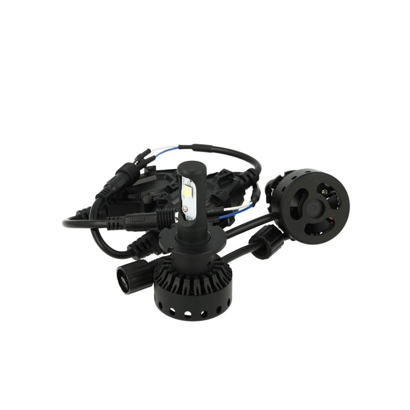 foto del prodotto kit full led canbus lampada d2s d2r 40w 12v 24v con cree xhp50 dissipatore ventola