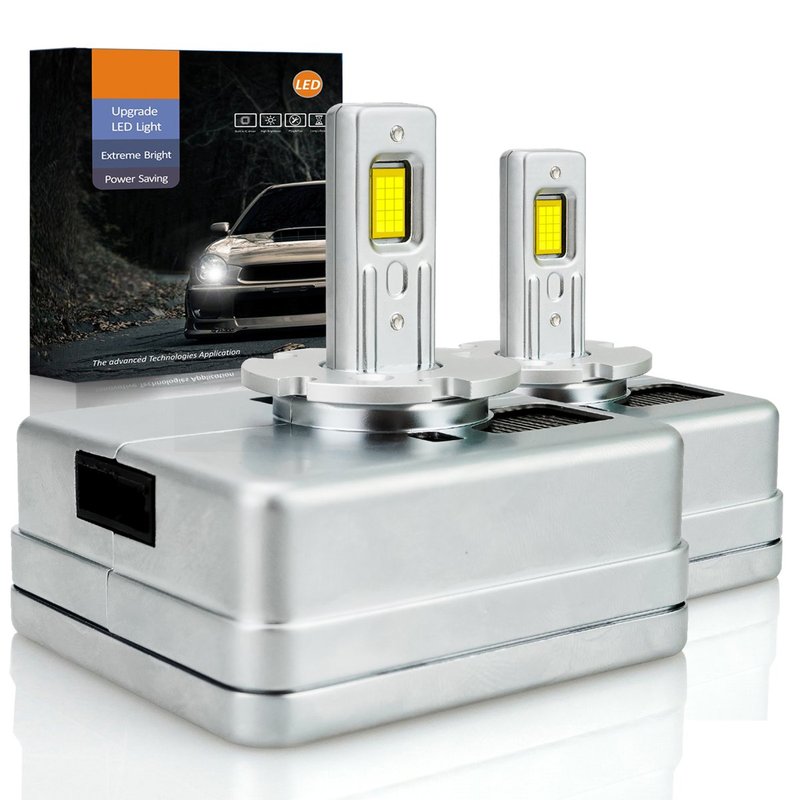 foto del prodotto kit full led premium d5s 80w 12v 6000k 12000 lumen 100 canbus piu luminoso