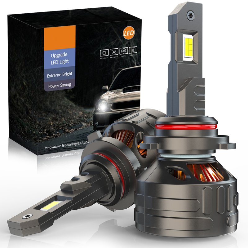 foto del prodotto kit full led premium hb3 9005 hb4 9006 12v 24v 6000k 18000 lumen 100 canbus piu luminoso