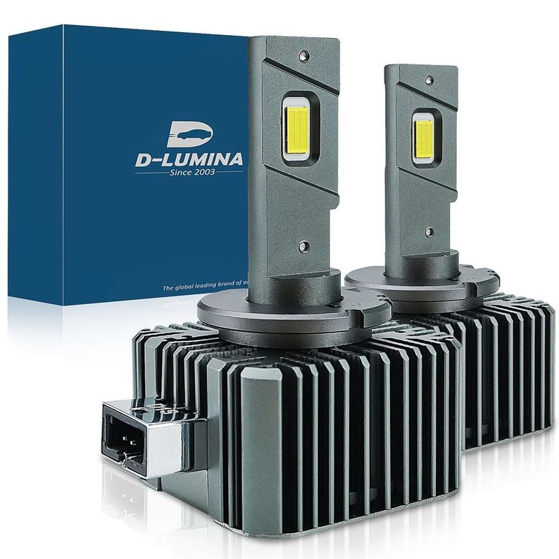 foto del prodotto kit full led ultra mini d3s d3r 70w 6000k 13000 lumen 4 volte piu luminoso rispetto xenon