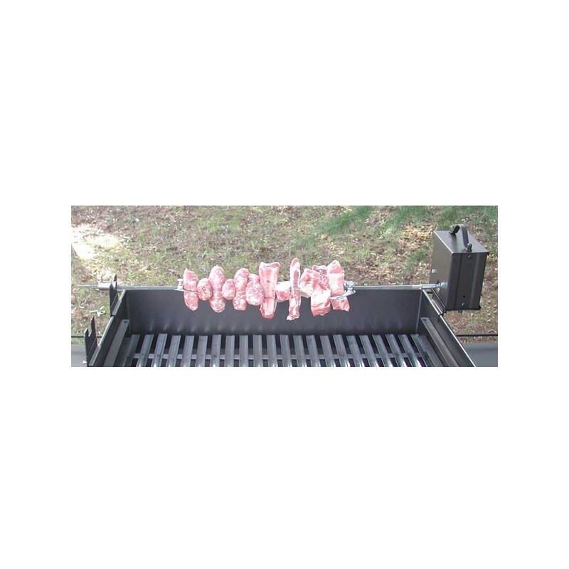 foto del prodotto kit girarrosto a batteria per barbecue cm. 85x14x16