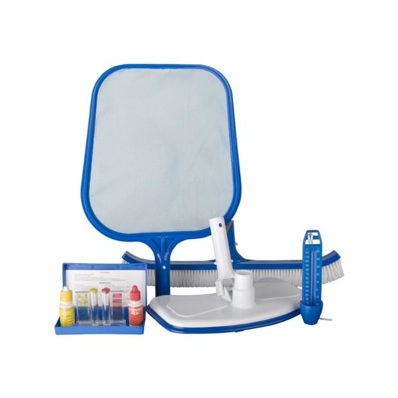 foto del prodotto kit gre per manutenzione piscine completo di accessori