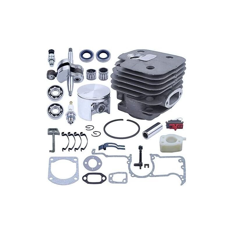 foto del prodotto kit guarnizione cilindro pistone albero motore da 52 mm per motosega husqvarna 268 272 272xp, 503 61 10 71, 503611071, 503 61 33 71, 503613371