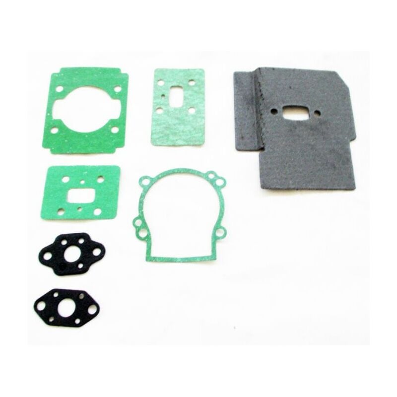 foto del prodotto kit guarnizioni cilindro marmitta carter carburatore per soffiatore topso eb260
