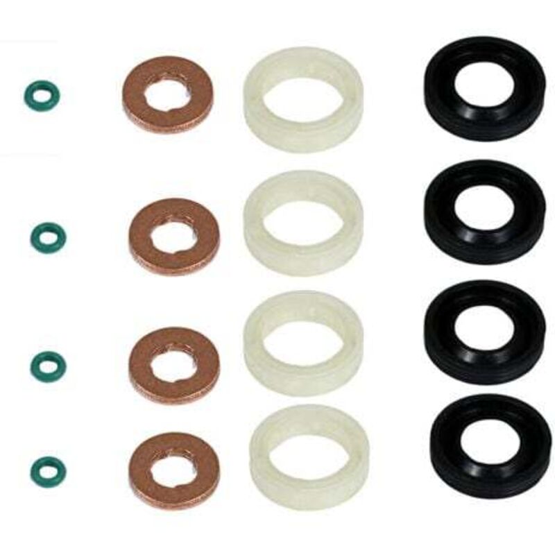 foto del prodotto kit guarnizioni iniettori diesel, 1318562, 1314368, ricambio per citro n berlingo c2 c3 c4, per 206 1.6hdi 110 2004 on