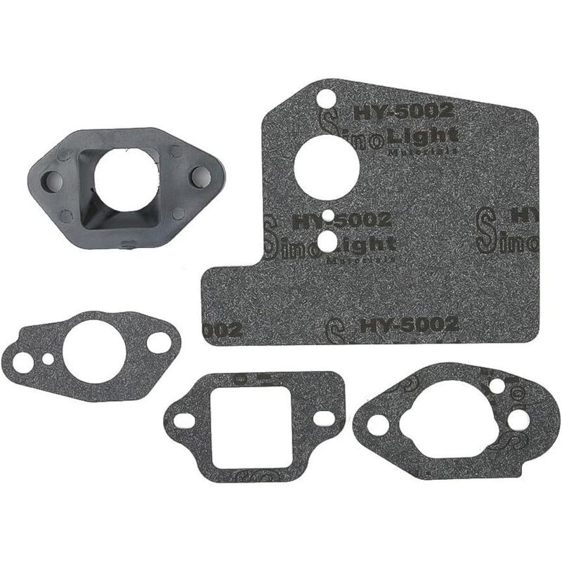 foto del prodotto kit guarnizioni isolanti carburatore compatibile con tosaerba moto gcv160, gcv190, gsv190 silenziatore e guarnizioni di manutenzione leggere