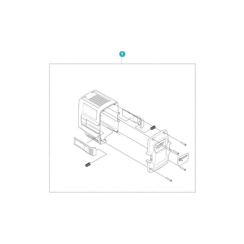 foto del prodotto kit guscio batteria 40 b70 538992901 originale husqvarna