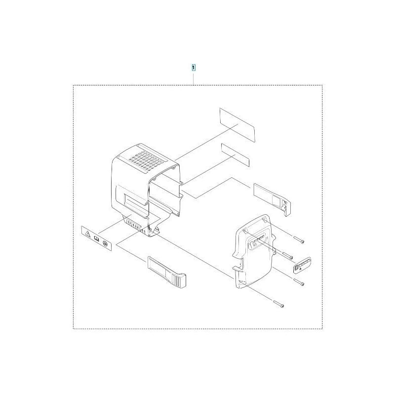foto del prodotto kit guscio bli100 536566101 originale husqvarna