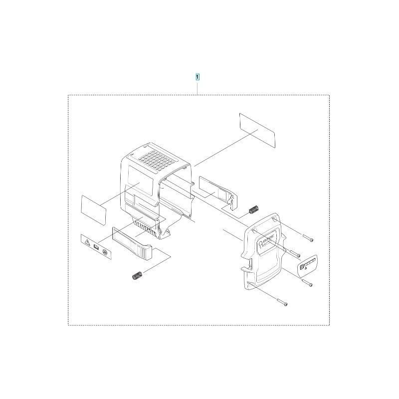 foto del prodotto kit guscio bli200x 536567801 originale husqvarna