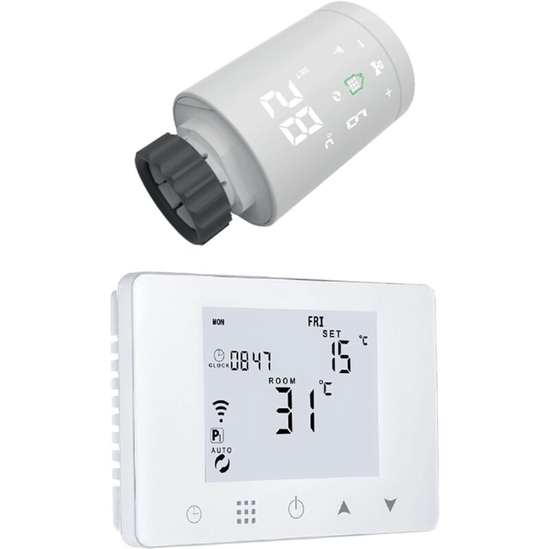foto del prodotto kit homcloud cronotermostato digitale wi fi 1 valvola termostatica