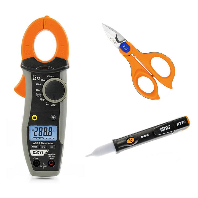 foto del prodotto kit ht pinza amperometrica forbice taglicavo cercafase ha004013