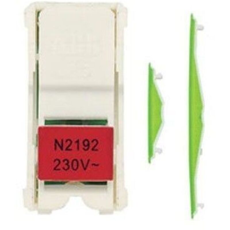 foto del prodotto kit illuminazione a led interruttore bipolare, interruttore, croce niessen zenit n2192 rj