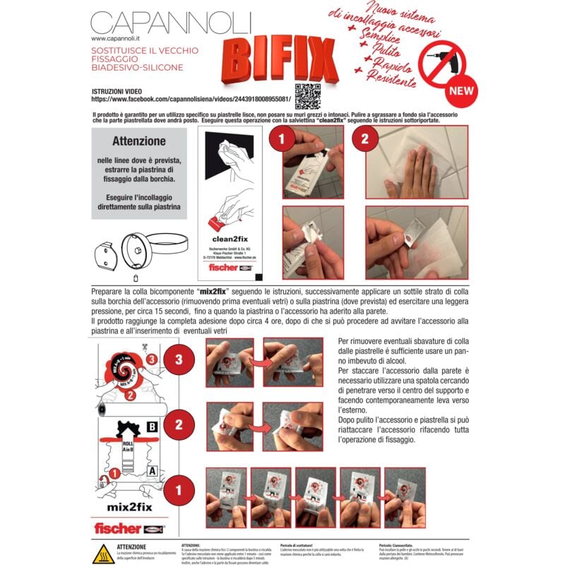 foto del prodotto kit incollaggio accessori capannoli bifix adesivo