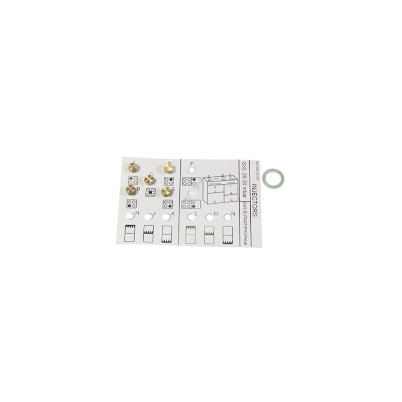 foto del prodotto kit iniettori, ugelli gas butano forni, fornelli elettrici e a gas beko 3485733662734945346