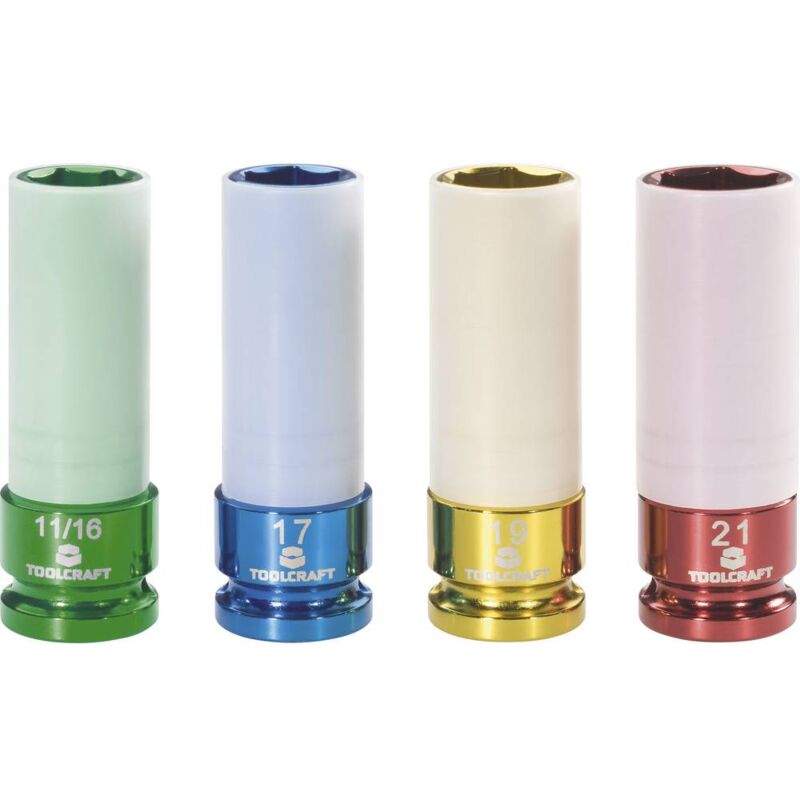 foto del prodotto kit inserti a bussola per cerchi in lega 1 2 12.5 mm 4 parti 821580 toolcraft