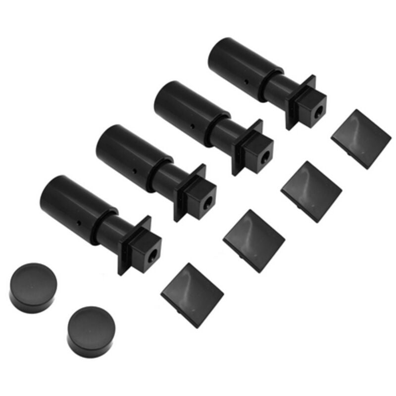 foto del prodotto kit installazione termoarredo design antracite tubi quadrati antracite