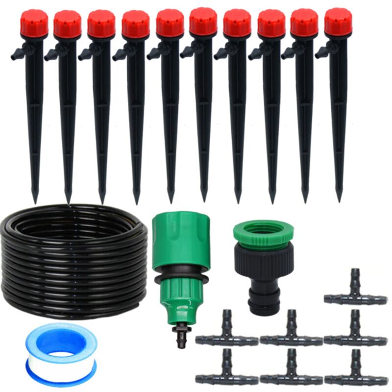 foto del prodotto kit irrigazione a goccia e irrigazione 10 m
