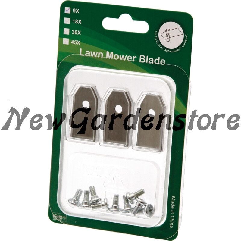 foto del prodotto kit lame robot husqvarna rasaerba tagliaerba tosaerba 13289581 577 86 46 03
