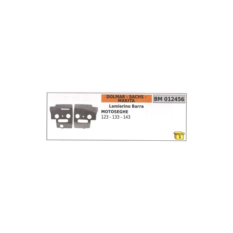 foto del prodotto kit lamierini barra lato catena dolmar per motosega 123 133 143 012456
