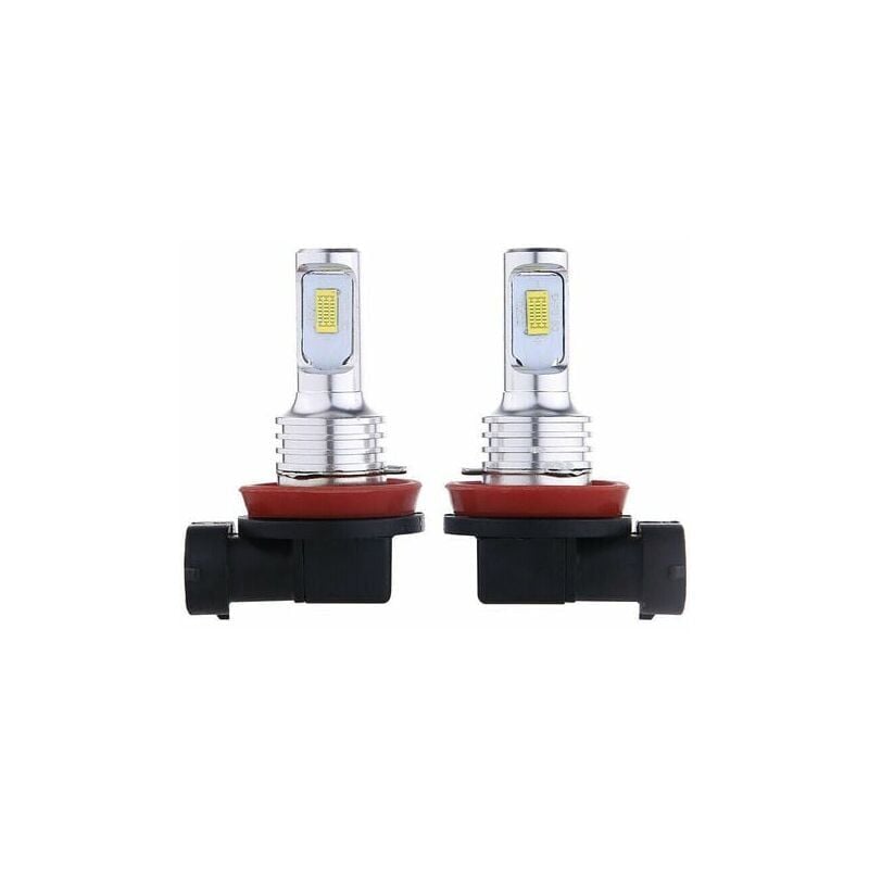 foto del prodotto kit lampadine fendinebbia h11 h8 h9 h16 led bianco 2x 35w 4000lm 6000k