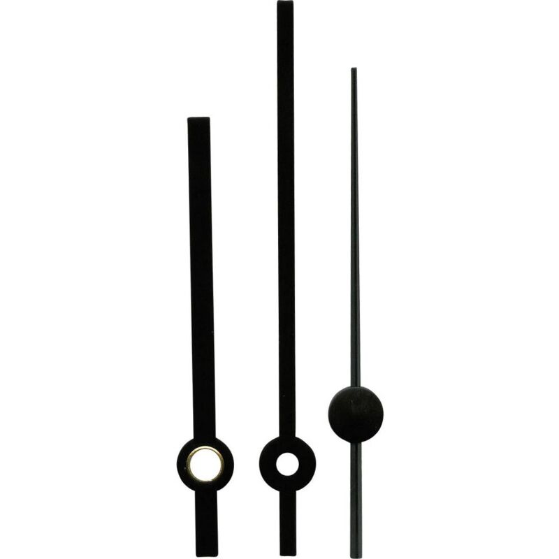 foto del prodotto kit lancette standard alluminio nero rotondo