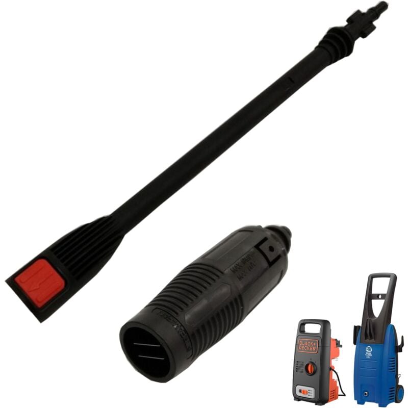foto del prodotto kit lancia 772 + testina regolabile per idropulitrice ar black decker