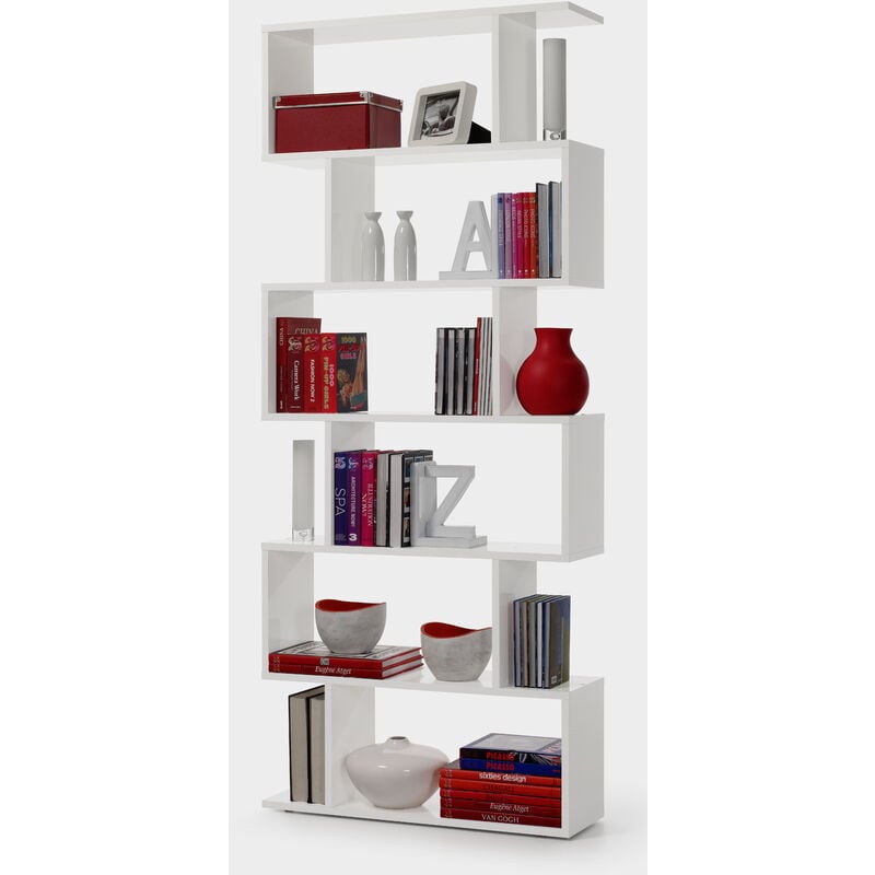 foto del prodotto kit libreria athena cm.80x25x192h bianca