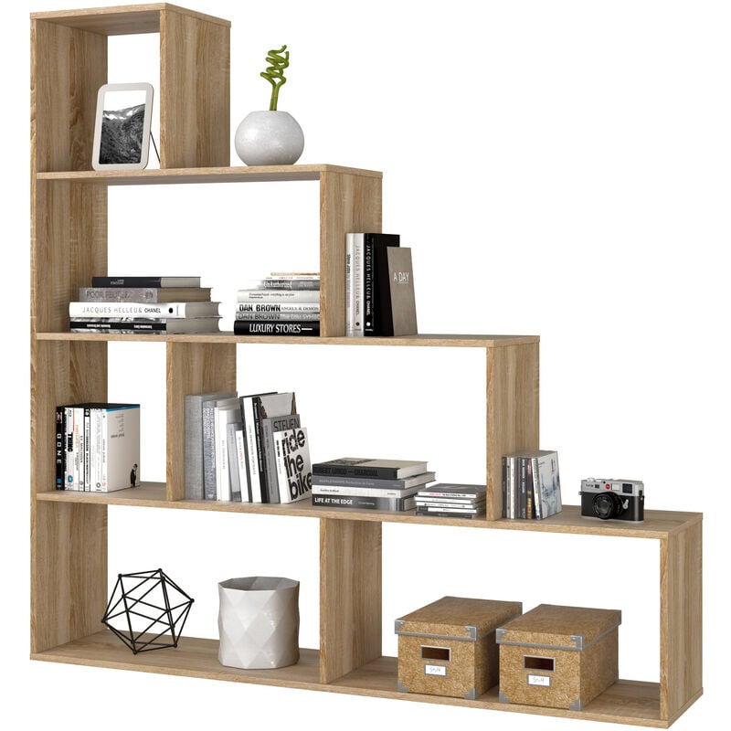 foto del prodotto kit libreria klum cm.145x29x145h rovere canadian