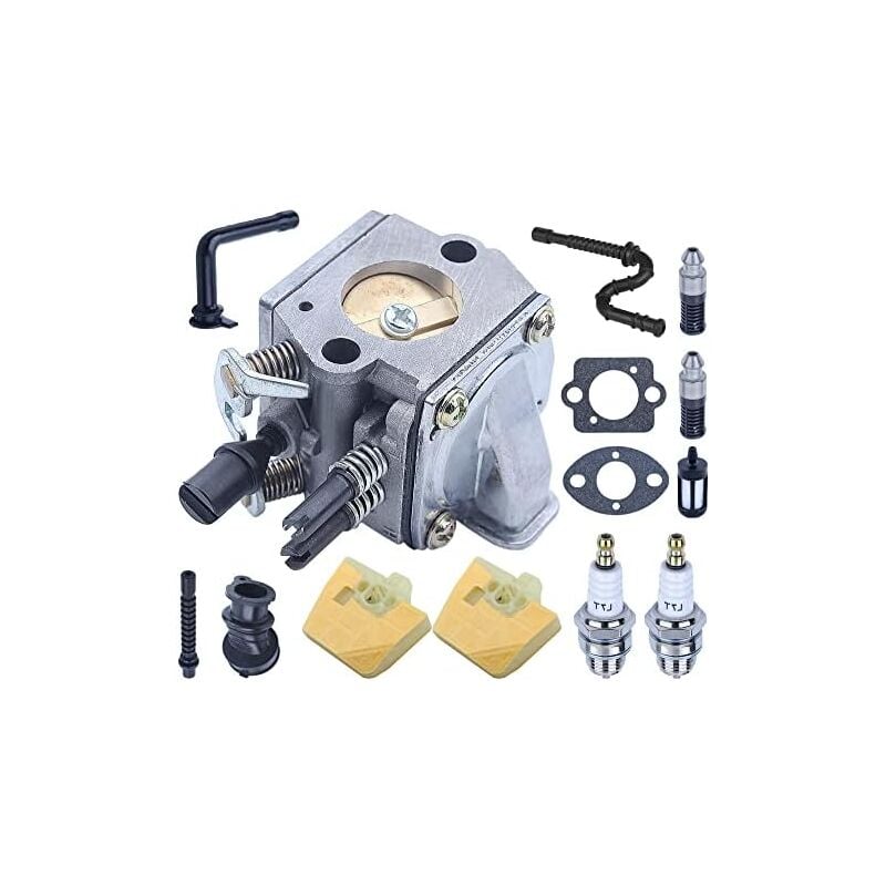 foto del prodotto kit linea filtro aria carburante carburatore, per motosega stihl 034 036 ms340 ms350 ms360 360pro, per stihl 1125 120 0651 per zama c3a s31a