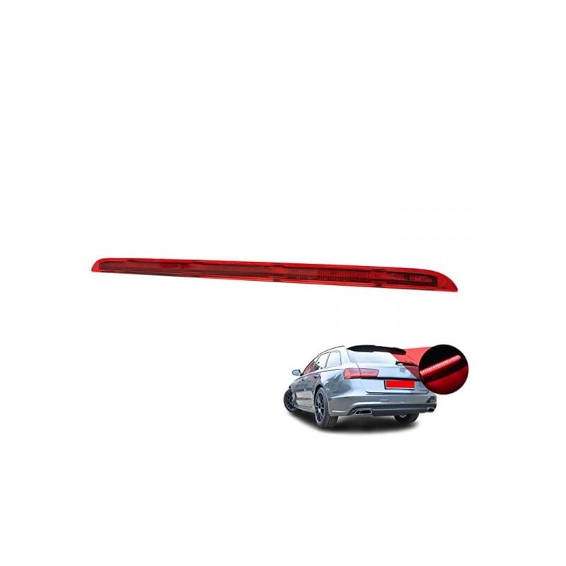 foto del prodotto kit luce terzo stop a led singolo rosso per audi a6 avant s6 c6 2005 2011 oem 4f9945097