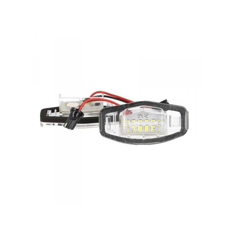 foto del prodotto kit luci targa led honda civic vii 4d 5d 2001 2005 civic viii dopo 2006 city 4d legend accord 4d 12v 2w bianco canbus
