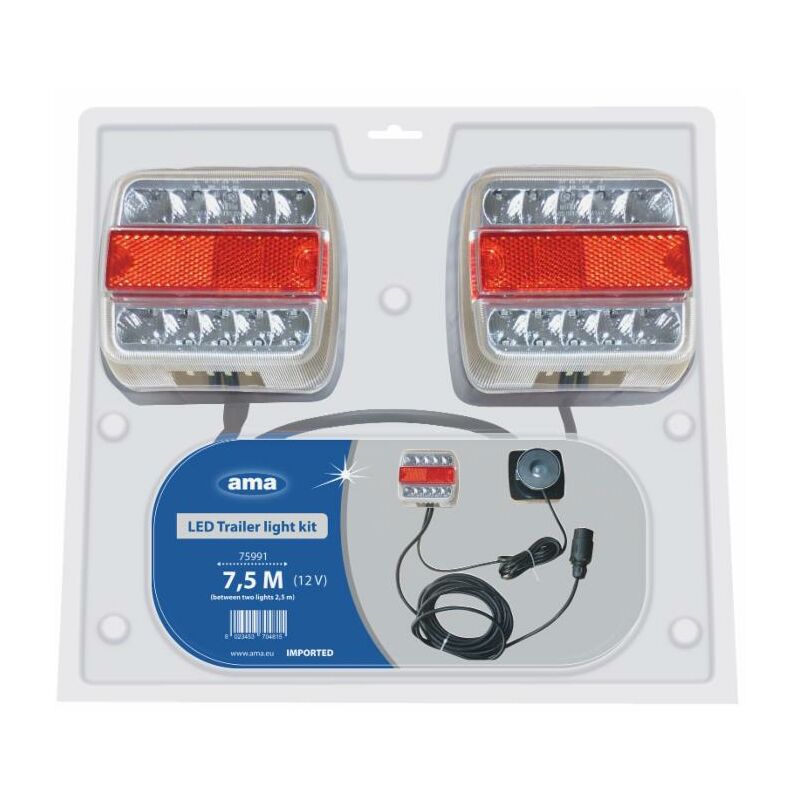 foto del prodotto kit magnetico con fanali e led 12,5 4 m