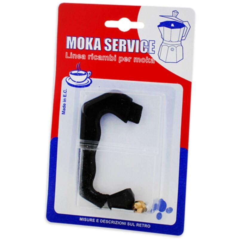 foto del prodotto kit manico valvola pomello caffettiera moka 6 tazze universale