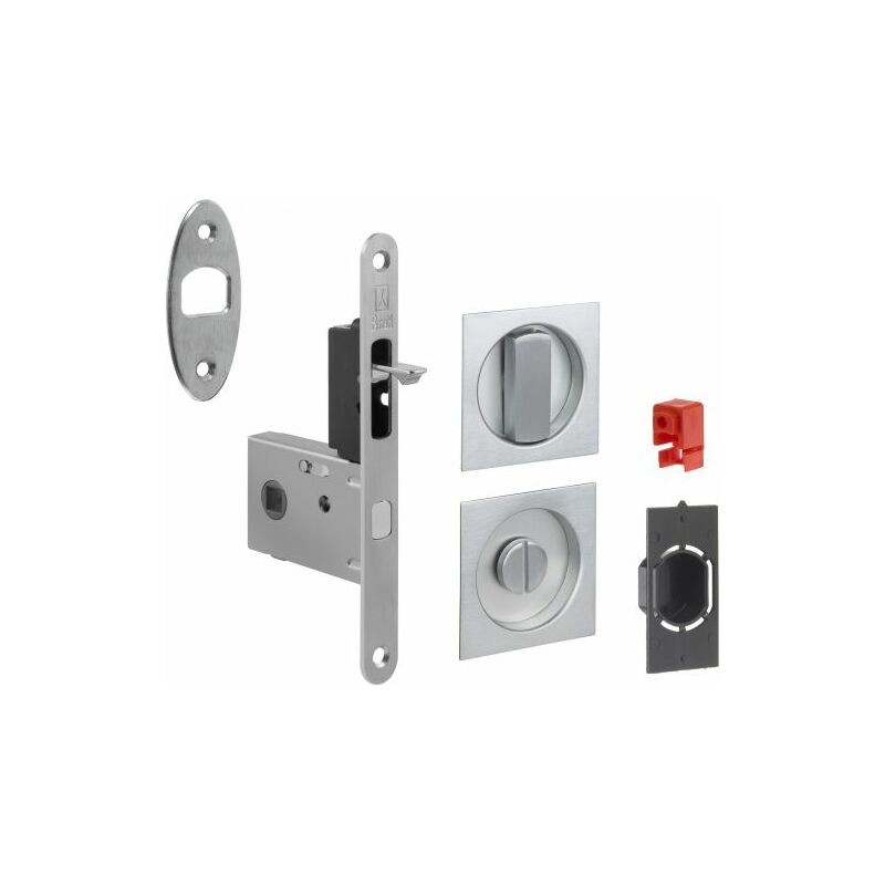 foto del prodotto kit maniglie quadro porta scorr easy g500t bianco