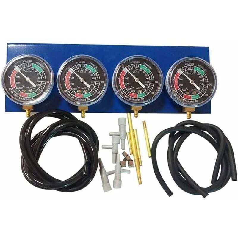 foto del prodotto kit manometro universale per bilanciamento del carburatore per motociclette a 2, 3 o 4 cilindri