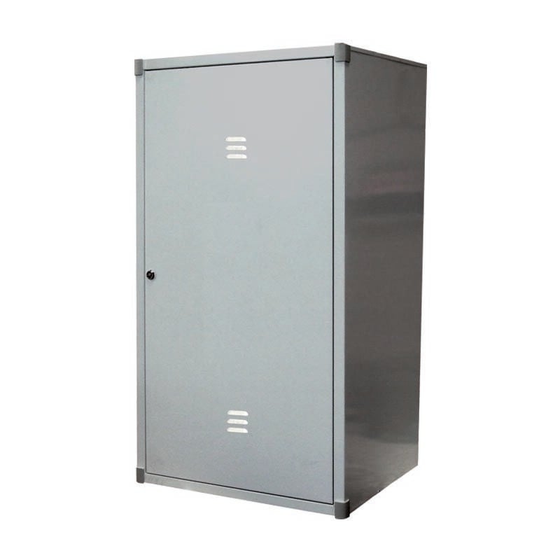 foto del prodotto kit mantello copribombola in lamiera kit mantello copribombola in acc.inox h90 l50 p50 smontato