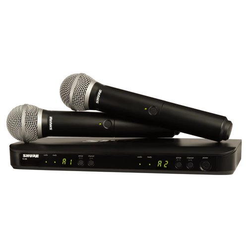 foto del prodotto kit microfoni blx288e pg58 m17 black