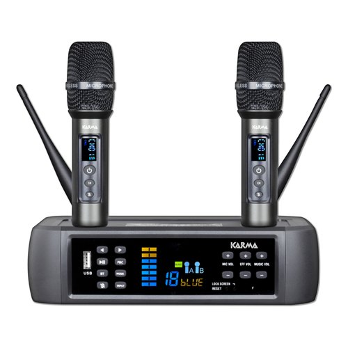 foto del prodotto kit microfoni karma orbit 24 audio station black e grey