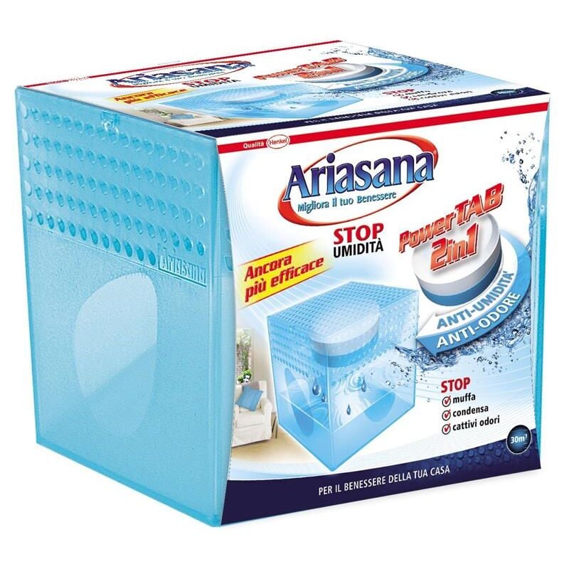 foto del prodotto kit mini deumidificatore 1 ricarica tab inclusa ariasana